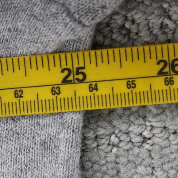 H&M Turtleneck Sweater Mens XL Gray Solid Casual Long Sleeve Lightweight - Picture 8 of 9